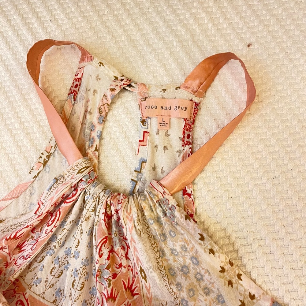 Anthropologie Multicolor Patchwork Halter Top - image 7